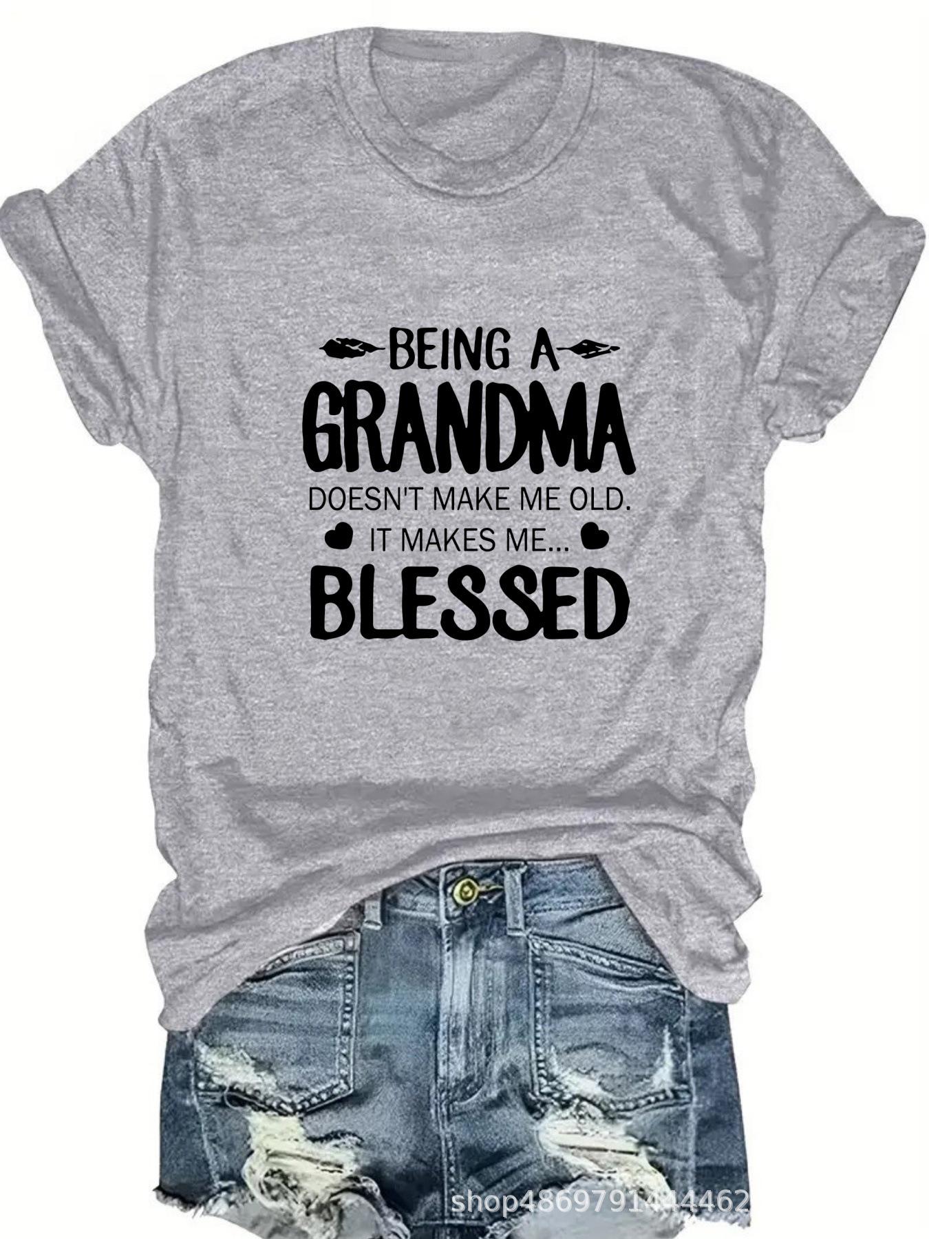 

Women s Cross-Border Fashion Round Neck T-Shirt XXL светло-серый