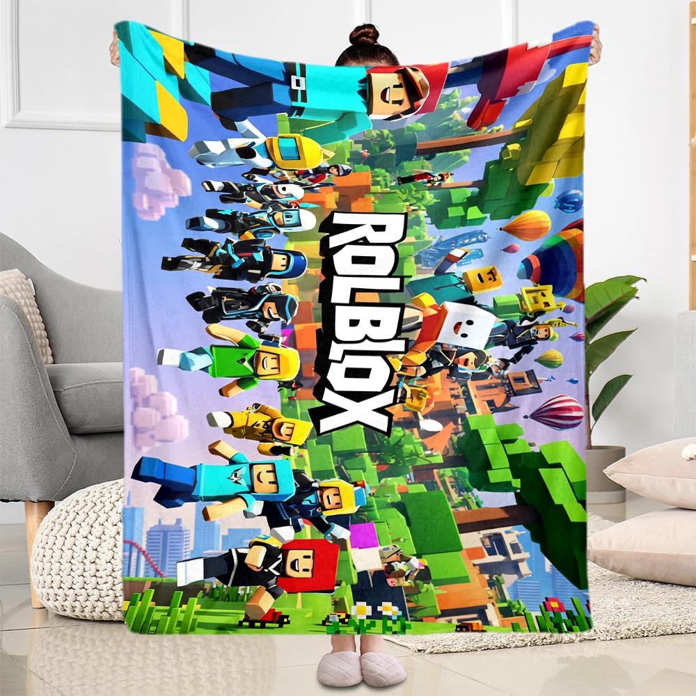 Roblox 185 Blanket Comfortable Perfect for Bed Office Chair Couch All-Season Use Modern Perfect Gift for Relatives and Friends