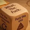 Office Stress-Relief Dice Funny Desk Work Dice Handmade Wooden Gag Gifts for Coworkers Workplace