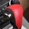 Kompatibel mit 07-26 Honda CRV/Civic Echtleder Schalthebelknaufabdeckung für Automatikgetriebe.