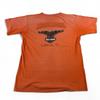 Vintage Y2K Harley Davidson T Shirt Adult Size Large Orange Motorcycle Eagle