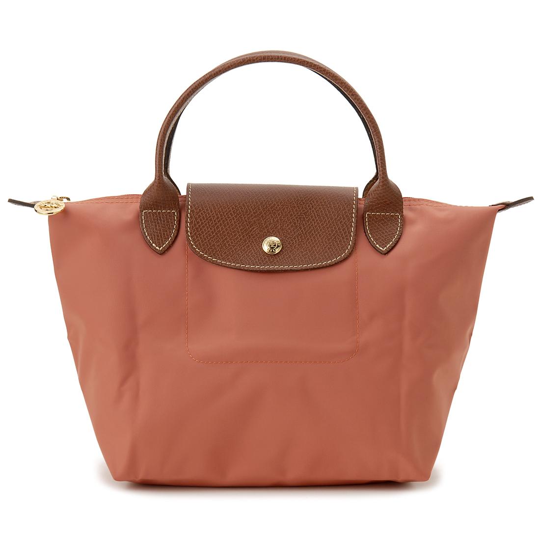 

Longchamp Le Pliage 23 Eco-Friendly Zipper Button Canvas Dumpling Tote Bag Small Women tote bag Red 1621089P63 Red