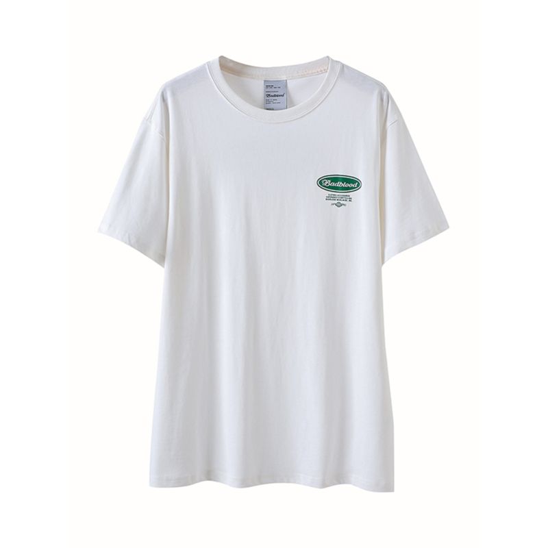 South Korea Badblood Sexy T-shirt Women's Summer Short Sleeve Print Loose Leisure Sports Niche Top Tide