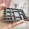 Miniatur-Schmuckregal Mini-Schmuckhalter Fächer Schmuck-Präsentationsständer Hübsche Holzornamente