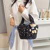 Lunch Box-style Fashionable and Fresh Large-capacity Hand-held Tote Bag