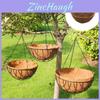 Coconut Coir Hanging Planter With Breathable Design For Balcony Gardeners And Home Decor