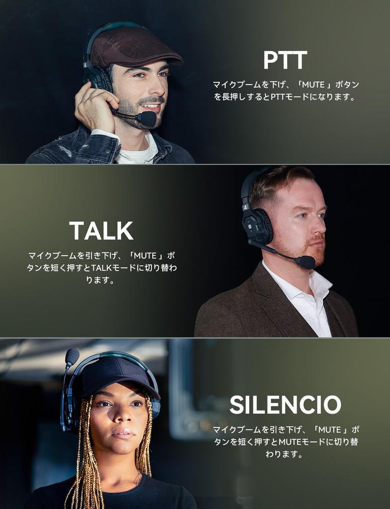 Hollyland Solidcom SE Wireless Wireless Intercom Headset System with ENC Noise Water and Wind Earphone 400m Transmission Up to 11 Suitable for Small