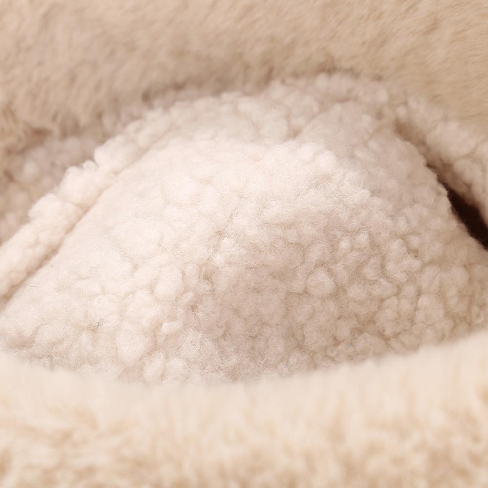 Wide Brim Plus Velvet Panama Hat Warm Winter Fisherman Hat Fashion Fluffy Fur Bucket Hat  Fishing