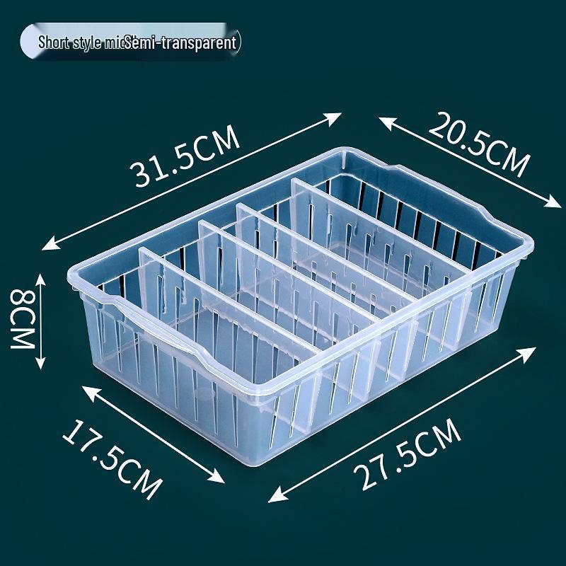 Klare Rechteckige Schreibtisch-Aufbewahrungsbox mit Schublade