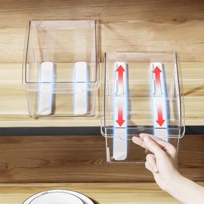 Cesto Estraibile con Guide Scorrevoli Senza Fori per Ripostiglio per Mobile da Cucina