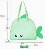 Large Capacity Mesh Beach Tote Bag for Outdoor Use