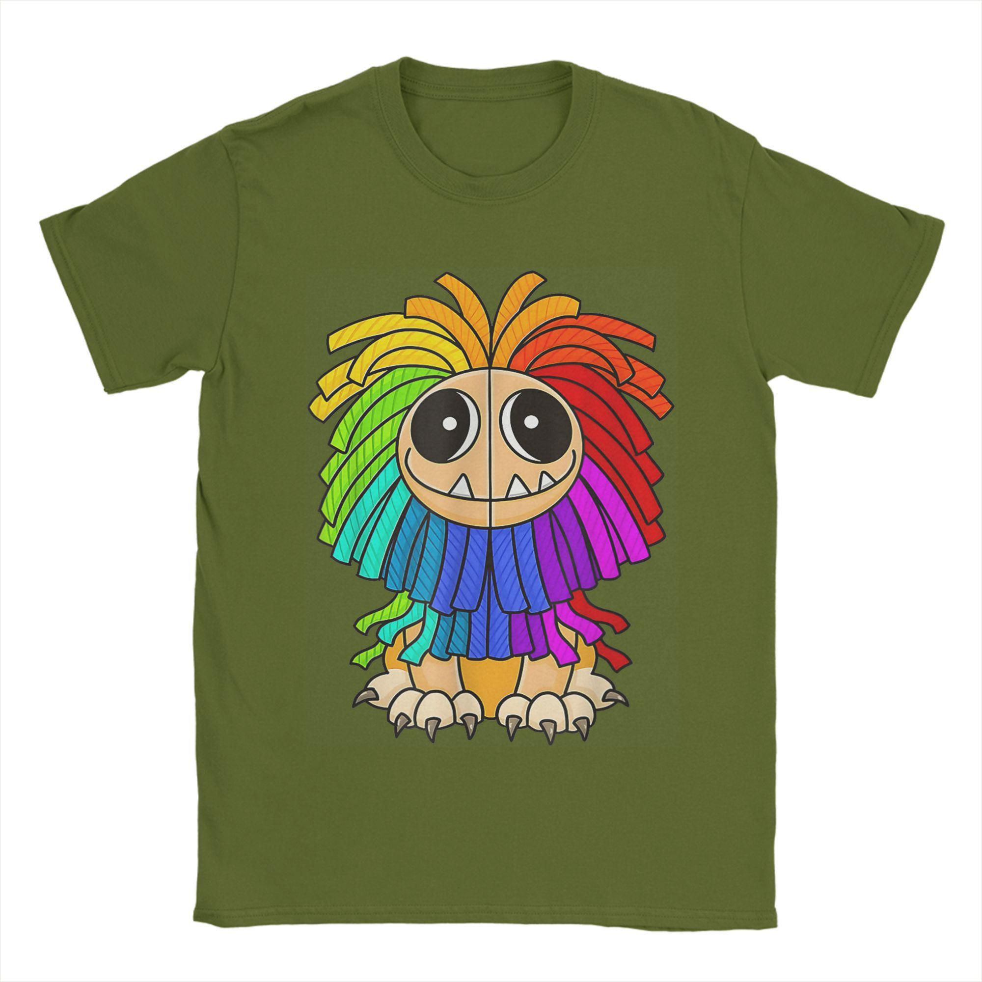 

Men Women Yarnaby Plush Critters Cartoon T Shirt Pure Cotton Graphic Tee Shirts Clothing Outfits 4XL
