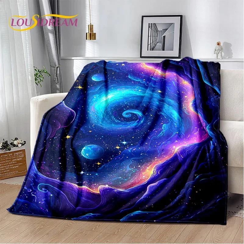 Gift Universe Space Stars Black Hole Galaxy Earth Milky Way Soft Blanket,Soft Throw Blanket for Home Bedroom Bed Sofa Cover Kid