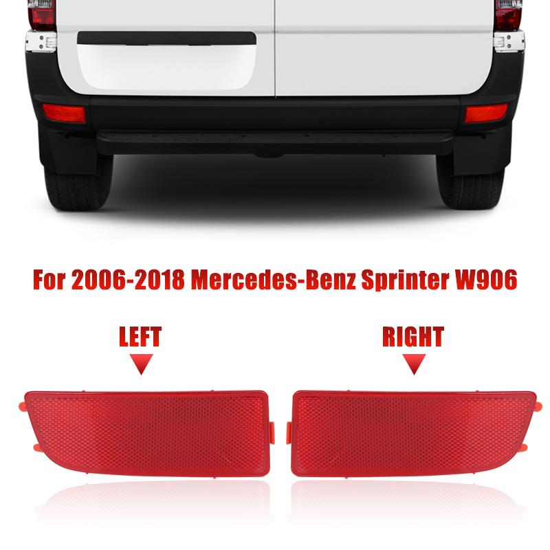 Rear Bumper Reflector Tail Light Cover Rear Left Right Bumper Reflector For Mercedes Benz Sprinter 3500 2010-2018 9068260040