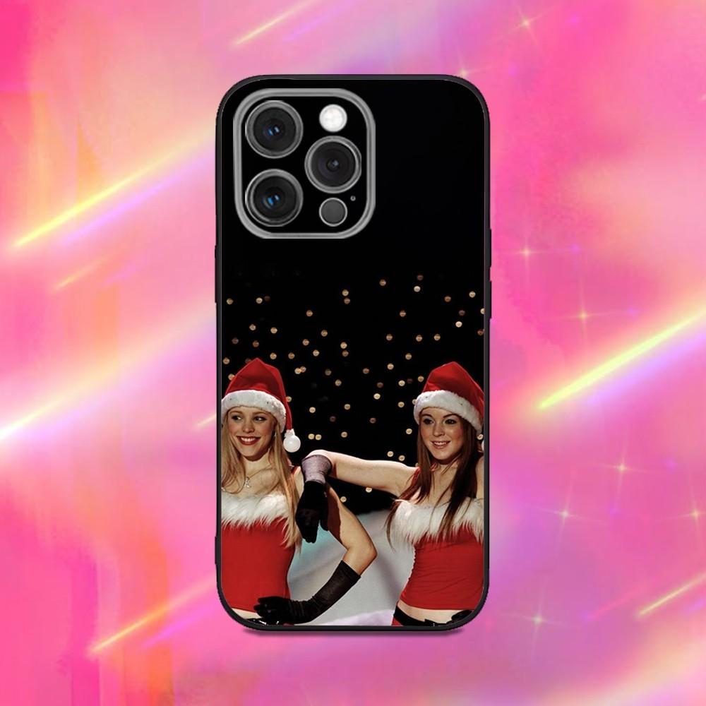 M-Mean G-Girls Burn Book Phone Case For iPhone 16,15,14,13,12,11,Pro,Max,Plus,X,XS,XR,SE,8,7,Mini,Soft Silicone Black Case