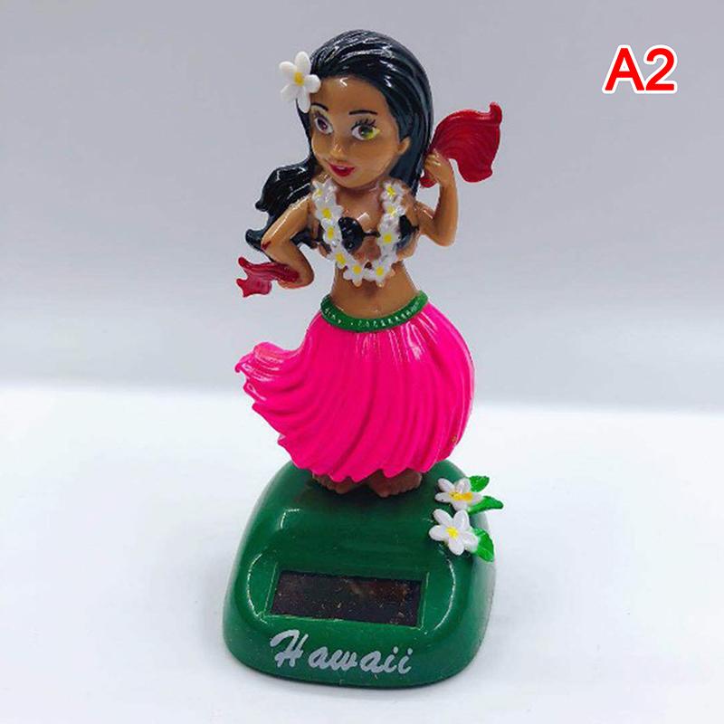 

Танцующее украшение на солнечной батарее Hu&La Girl Качающая голова Кукла для приборной панели Гавайская Hu&La Girl для приборной панели автомобиля Офис Дом