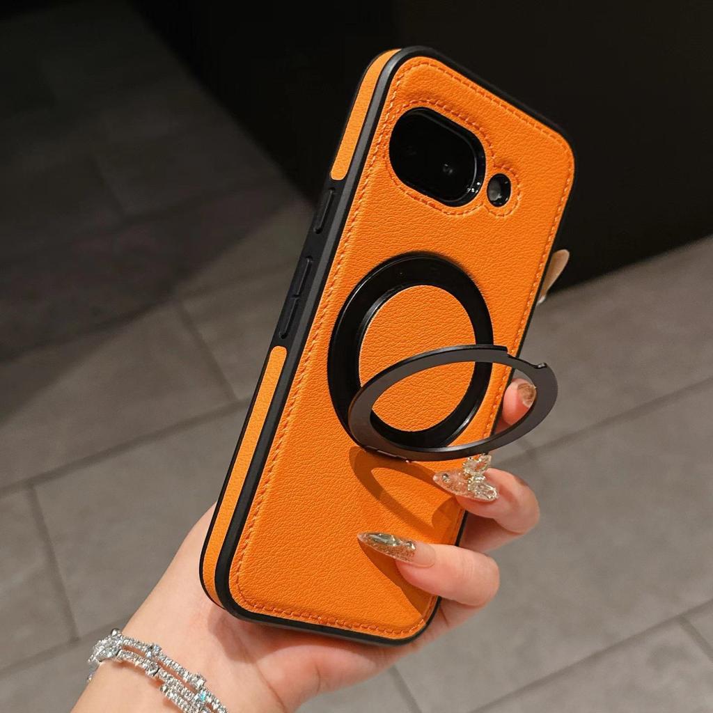 Yashi 360 Magnetic Stand for Google Pixel 9A Leather Protective Case - 10ProXL Model