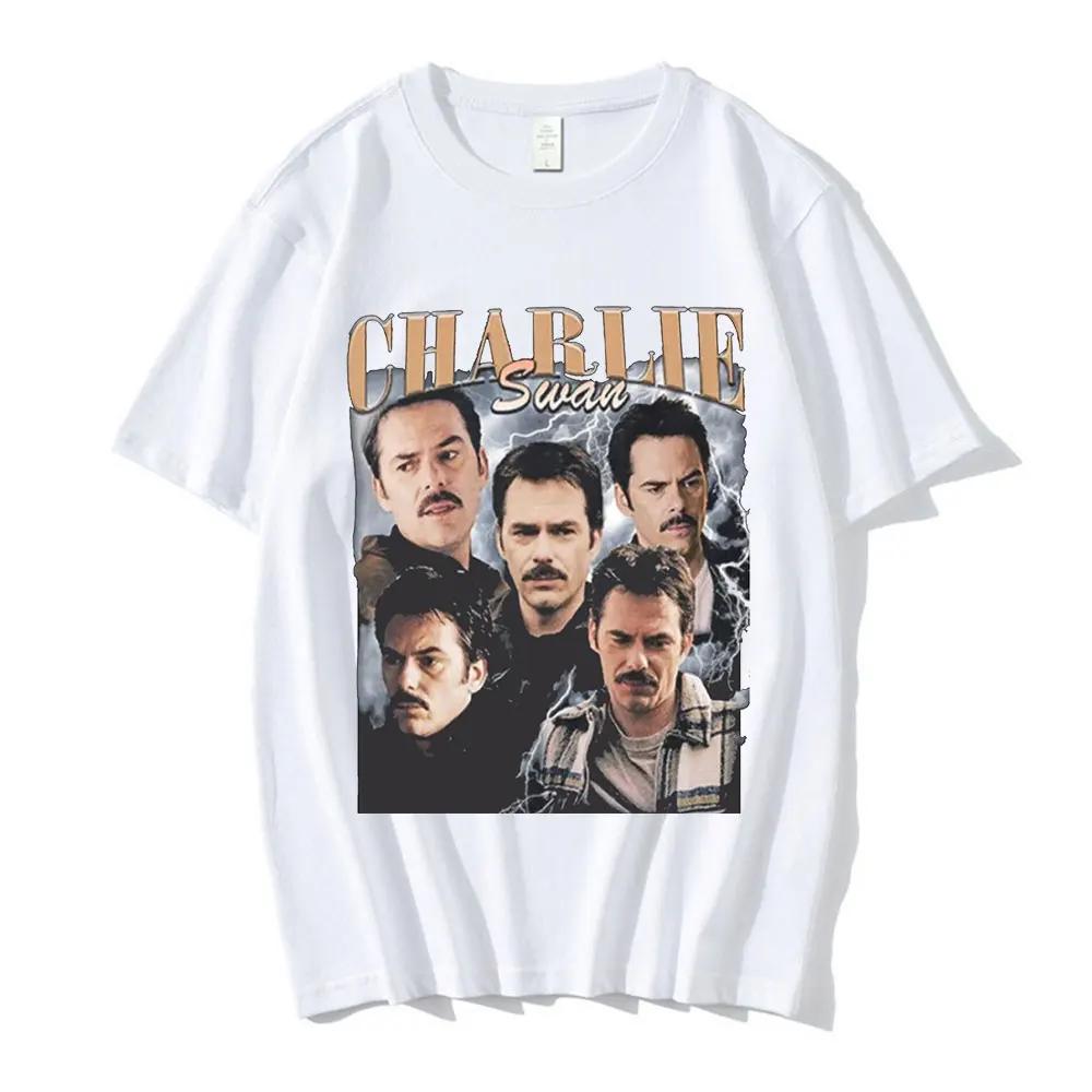 Team Charlie Swan T Shirt Men Women Cotton Billy Burke Graphic Printed Tshirts O-neck Short Sleeve Tee Shirt Vintage Clothing