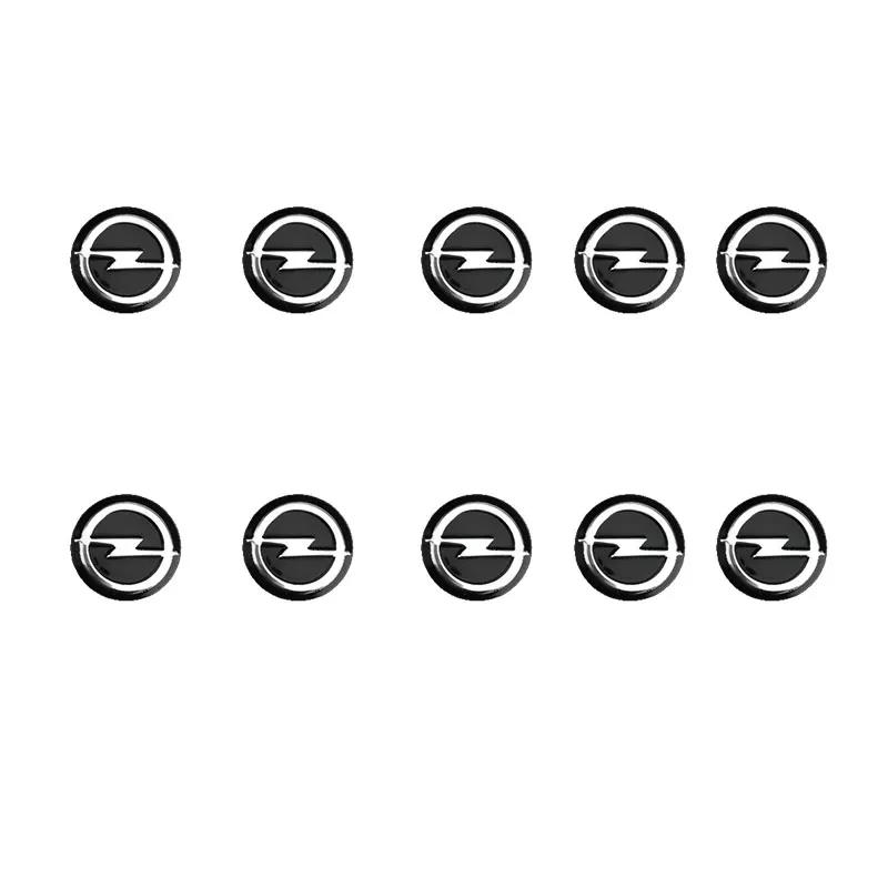 Metal Car Key Badge Emblem Replacement Auto Key Stickers For Opel Corsa Astra Mokka Grandland X Insignia Zafira Vivaro Combo