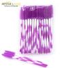 Disposable Mascara Wand Custom Crystal Disposable Mascara Lash Brush and Spoolies Lash Brushes