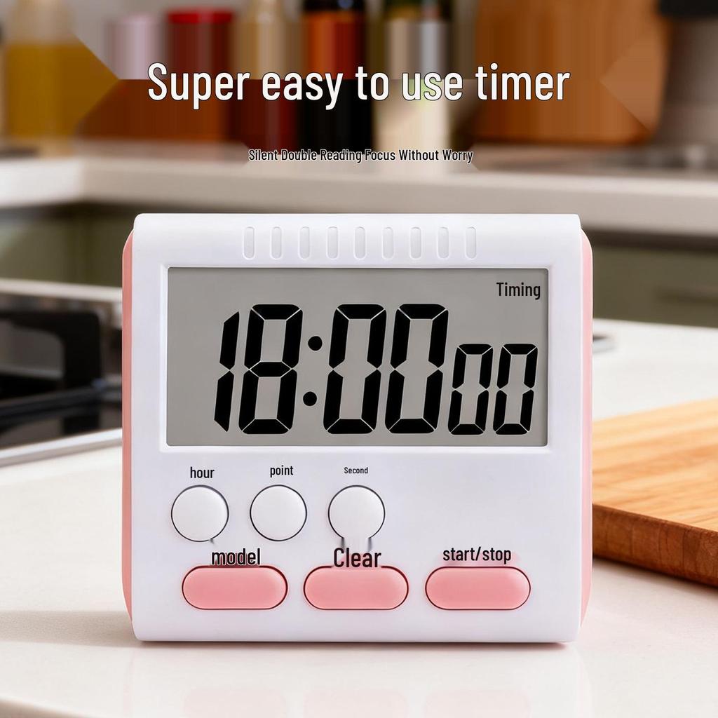 Multi-Function Kitchen Baking Timer and Alarm Clock