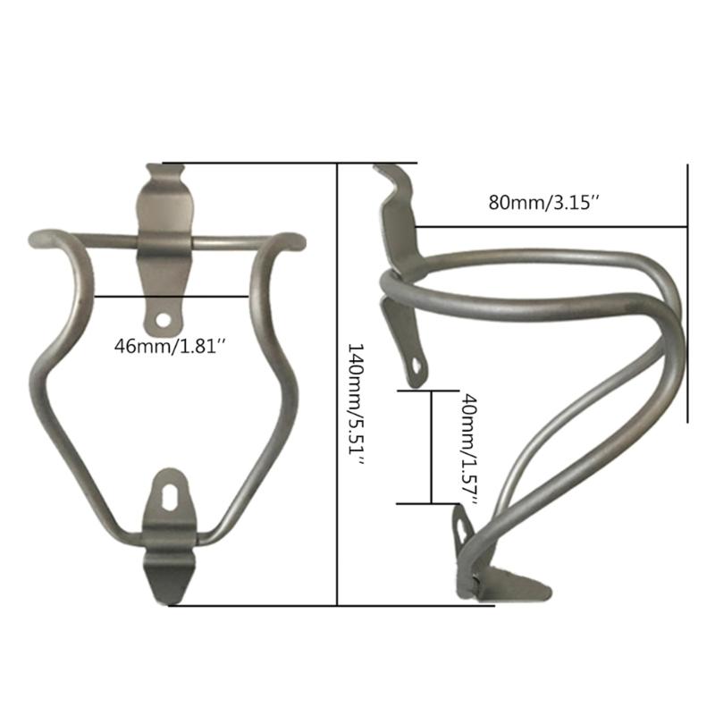 Lightweight Bicycles Bottle Cage Titanium Alloy Bike Bottle Holder for Road and Mountain Bikes Easy Installation
