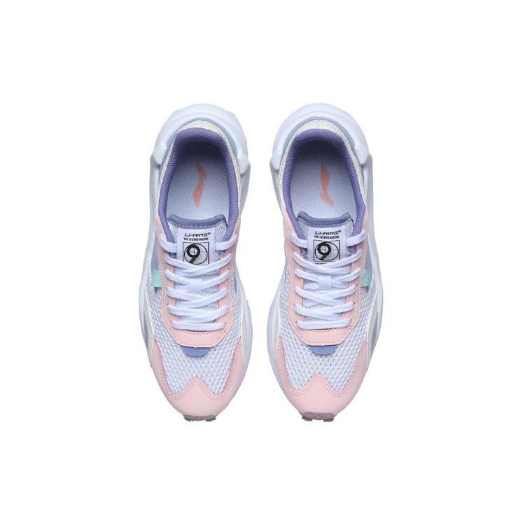 Li Ning Comfortable Textile, Synthetic Leather Cushioning Slip Resistant Abrasion Resistant Lightweight Low Top AGCR034-3