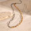  Stainless Steel Chain Necklace for Women High Quality 18 K PVD Plated Statement Collar DIY Collar Jewelry