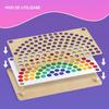 Montessori Educational Beads Toy, 77 Multicolor Beads for Color Sorting, Fine Motor Skills Training, Ages 3+