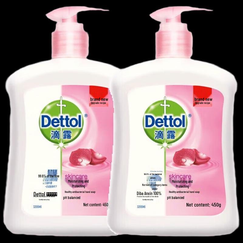 Dettol Healthy Antibacterial Hand Wash - Floral & Moisturizing (2x450g)