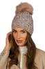 Vizier Winter Hat With Pompom Color Pink