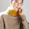 Women's 100% Pure Cashmere Knitted Neck Warmer Scarf - Autumn/Winter Hollow Fashion Style.