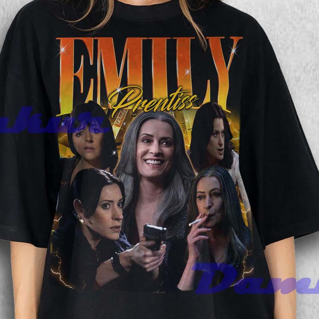 Emily Prentiss Shirt, Emily Prentiss Retro T-Shirt, Emily Prentiss T-Shirt, Emily Prentiss Fan-Shirts, Emily Prentiss Merch, Criminal Minds