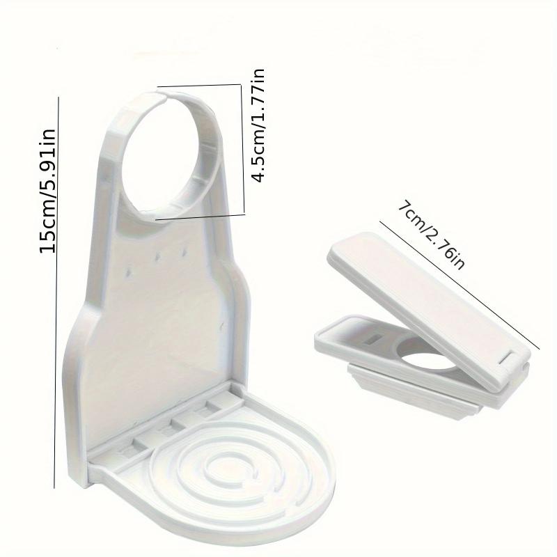Porta Bicchiere Dispenser Detersivo per Bucato Anti-Sversamento con Ugello a Spruzzo Push-Pause, Salvaspazio, Accessori per la Lavanderia