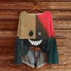 Women's Long Sleeve Halloween Print Crewneck Knit Pullover Sweater for Casual Daily Wear