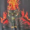 Warren Lotas The Wild Bunch Ghost Rider Skull T-Shirt Large L Black Flame