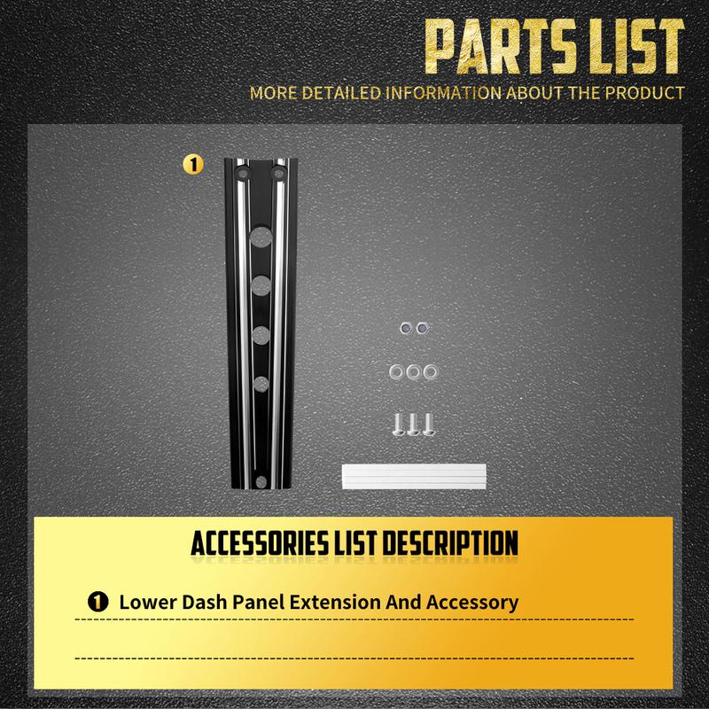 Motorcycle Lower Dash Panel Extension Fuel Tank Decorative Trim For Harley Softail Fat Boy FLFBS FLFB 2018 2019 2020 2021-2025