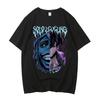 Solo Leveling Statue of God Shirt Sung Jinwoo Shirt Anime Harajuku High Quality Cotton T Shirt Short Sleeve Streetwear Tops