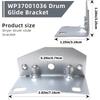 Upgrade WP37001036 Dryer Drum Gliding Bracket Cylinder Gliding Bracket for WP37001036 37001036 1003323 PS11741912