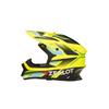 ZEALOT Mud Jumper II Flow Off-Road Helmet, Off-Road Graphics, Yellow/Black/Green, XL, 61-62cm, MJ0014/XL