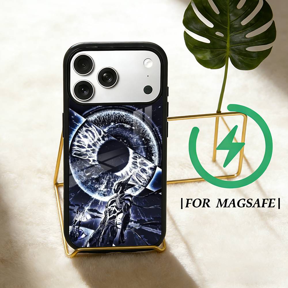 Anime O-One P-Punch Man Phone Case For iPhone 17,16,15,14,13,12,Plus,Pro,Max for Magsafe Magnetic Wireless Charging