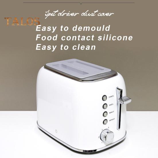 2 Pcs Silicone Toaster Covers Bread Machine Cover Washable Lid Kitchen Appliance Covers for 2-Slice Toaster Dust Protection Easy Handling