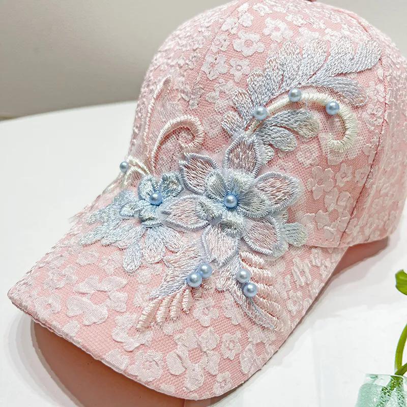 WTEMPO Paar Frühling Sommer Einfarbig Vielseitige Sportliche Schirmmützen Unisex Vintage Lässig Outdoor Reise Bestickte Sonnenschutz Baseballkappen