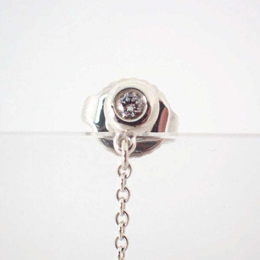 [Pre-owned] TIFFANY 925 Open Heart Diamond Earrings (One Side) / j64-9