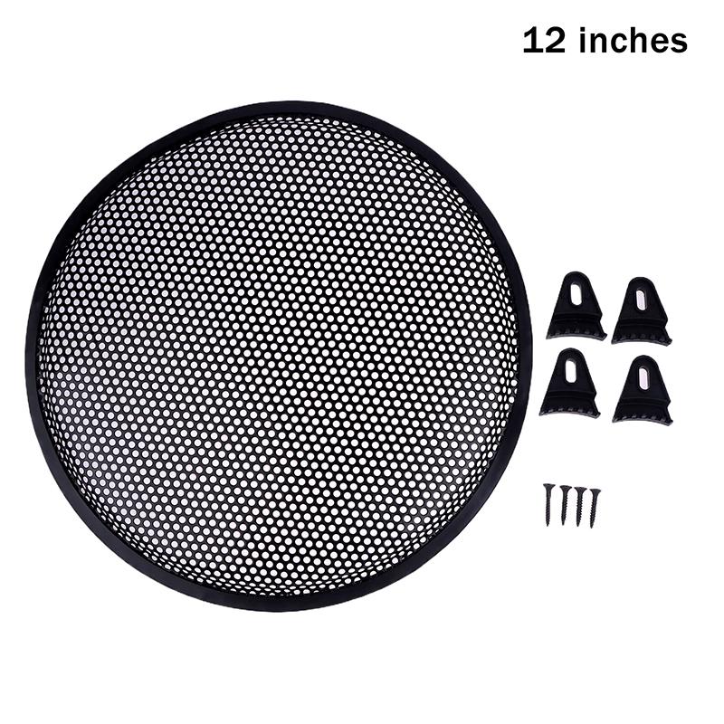 1PCS Universal Speaker Cladding Cover Dust Cover For Bus Black Silvery Multivan T4 703035793C