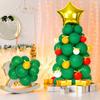 Latex Balloon Christmas Tree Balloon Set Decorative Christmas Latex Balloon Combination  Holiday