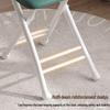 Folding Office & Leisure Chair with Backrest - Computer, Home, Training & Portable Stool