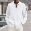 Design Sense Solid Color Shirt Men's Long Sleeved Spring Autumn Trendy Brand Loose Casual Shirts Men’s