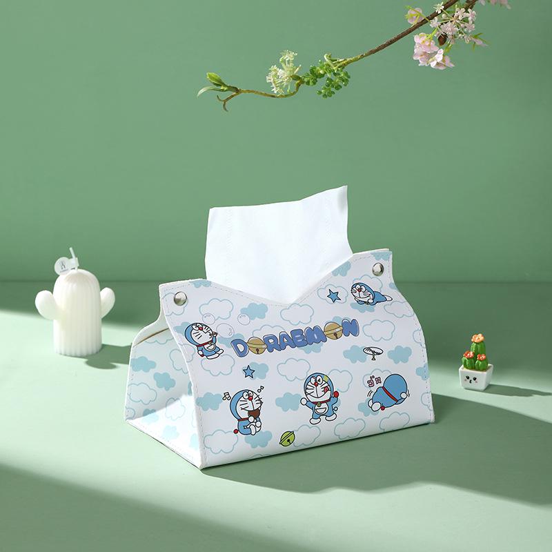 

Doraemon Tissue Box - Cute, Multi-functional Dispenser for Car, Home, Bathroom & Living Room.