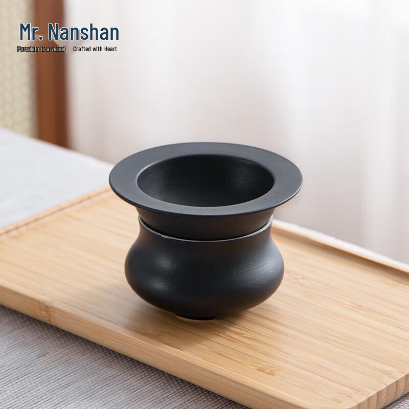 Zen Style White Ceramic Tea Strainer